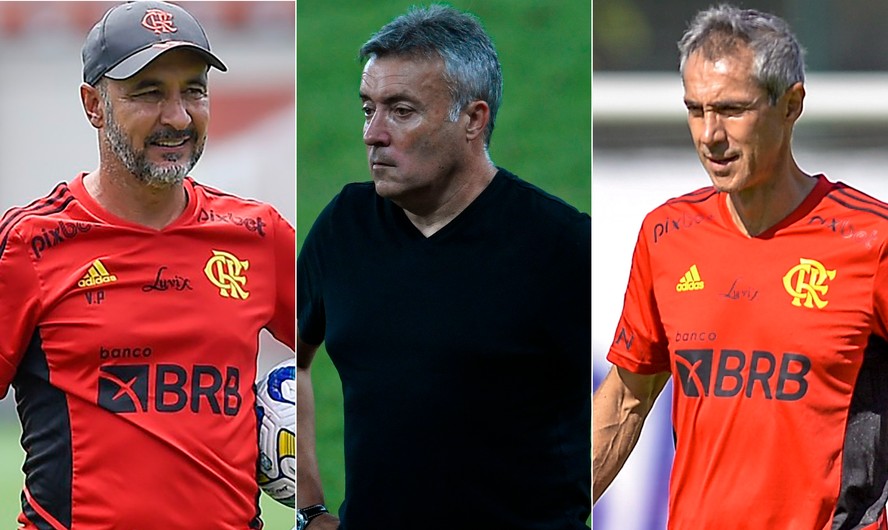 Vítor Pereira, Domènec Torrent e Paulo Sousa são os últimos técnicos estrangeiros do Flamengo