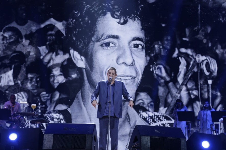 Zeca Pagodinho em show no Engenhão