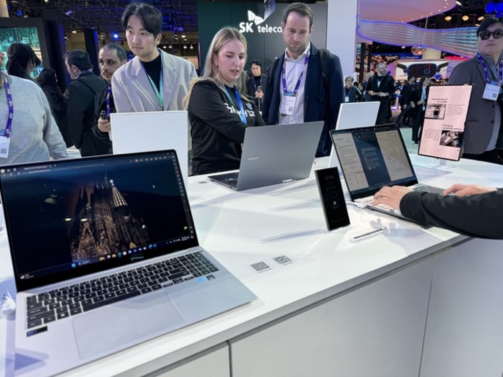 Samsung inicia venda no mundo do primeiro laptop com IA — Foto: Bruno Rosa