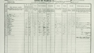 Dois anos depois, foi realizado o primeiro Censo. O recenseamento é considerado, mesmo para os padrões atuais, bastante completo. Na imagem, o formulário utilizado  — Foto: Divulgação