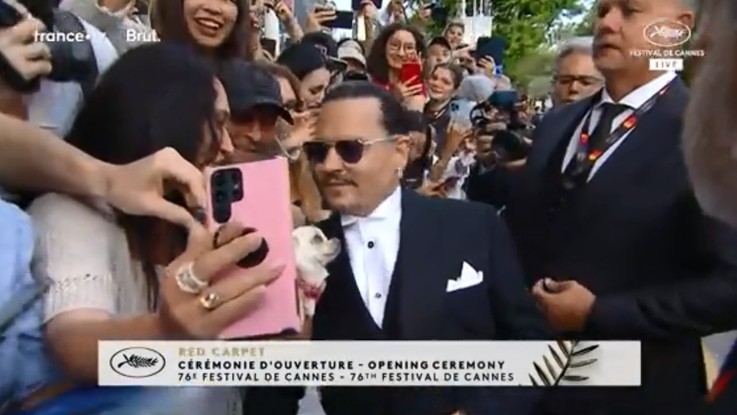 Johnny Depp no Festival de Cannes