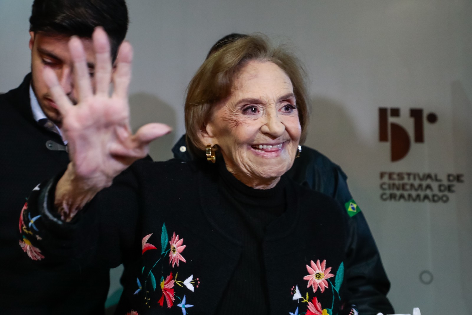 Aos 95 anos, Laura Cardoso trabalha como atriz desde 1944. Neste ano, ela esteve em cartaz com a peça "E o Zé, quem é?". Recentemente, foi homenageada no Festival de Cinema de Gramado — Foto: Cleiton Thiele/Agência Pressphoto