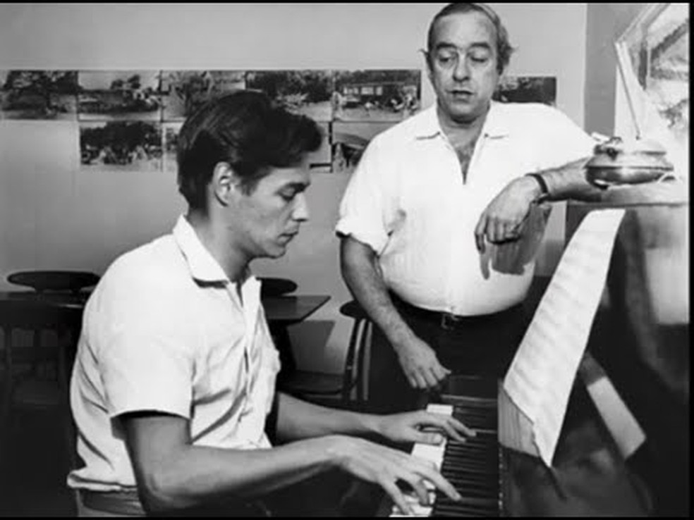 Vinícius de Moraes e Tom Jobim — Foto: Reprodução