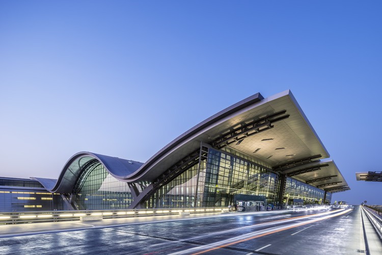 Em primeiro lugar o Aeroporto Internacional de Hamad, capital do Catar — Foto: Reprodução