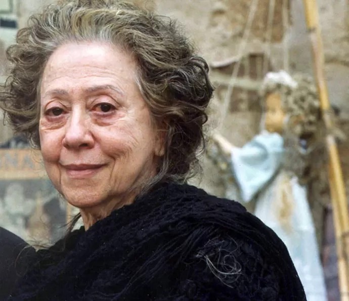 Fernanda Montenegro participou da primeira fase da novela como a italiana Luiza de "Esperança" (2002) — Foto: TV Globo