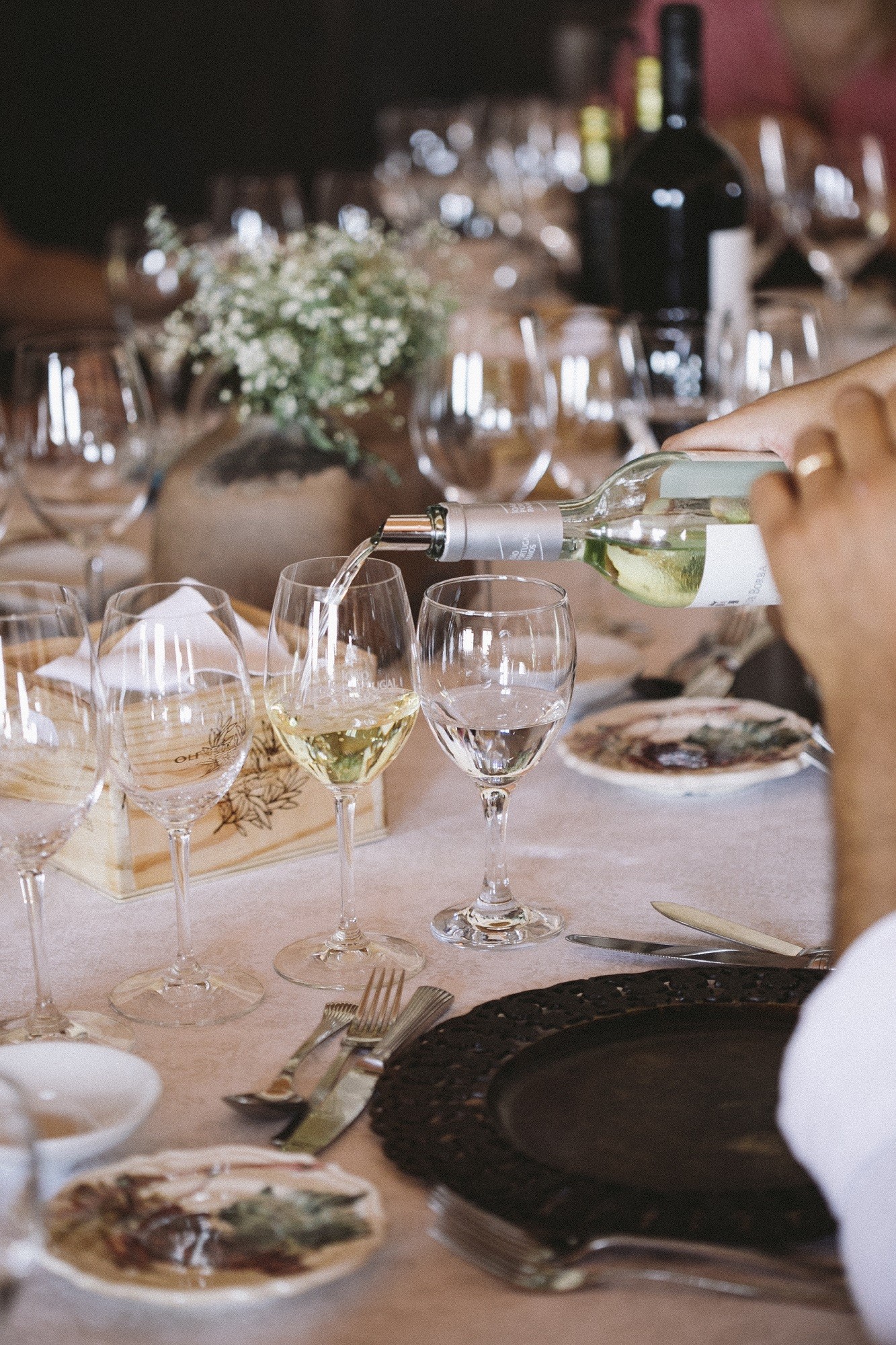 Almoço harmonizado no restaurante da João Portugal Ramos — Foto: Divulgação