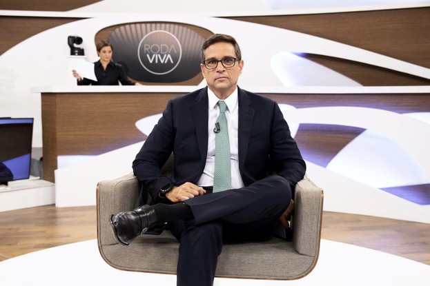 Presidente do BC, Roberto Campos Neto, no programa Roda viva