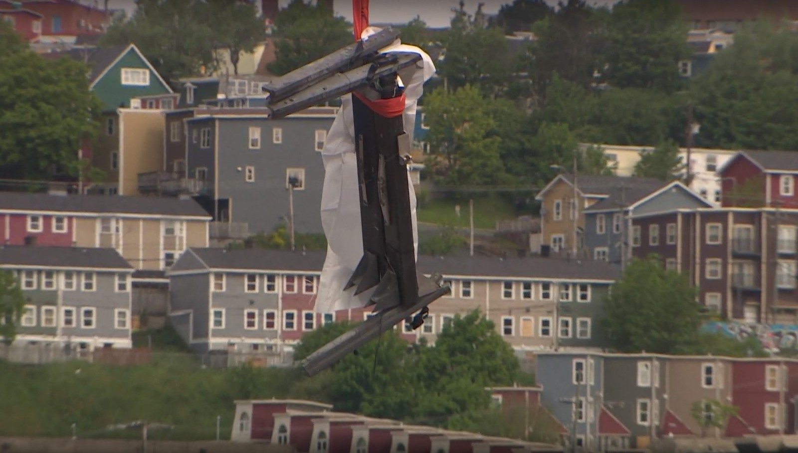 Guardas Costeiras americanas e canadenses foram mobilizadas para encontrar o submarino  — Foto: Paul Pickett / CBC News