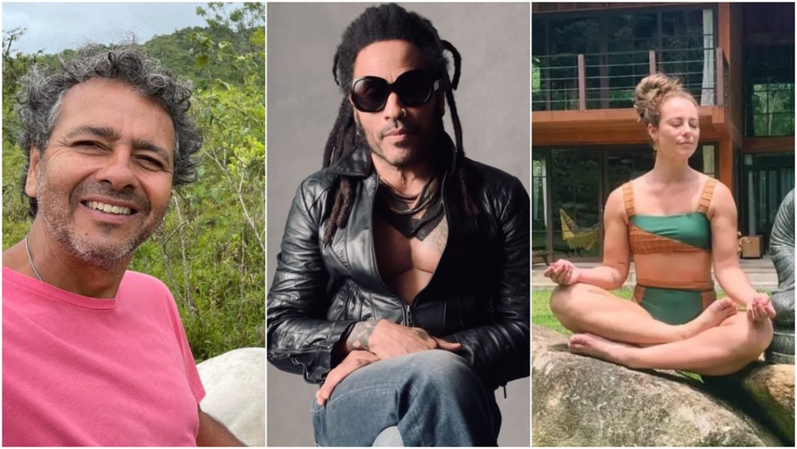 Marcos Palmeira, Lenny Kravitz e Paolla Oliveira são donos de propriedades no interior do Rio