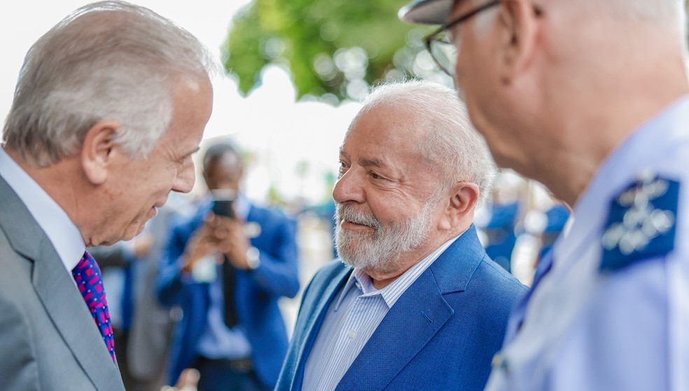 Ministro de Estado da Defesa, José Múcio, e o presidente Lula — Foto: Foto: Ricardo Stuckert/PR