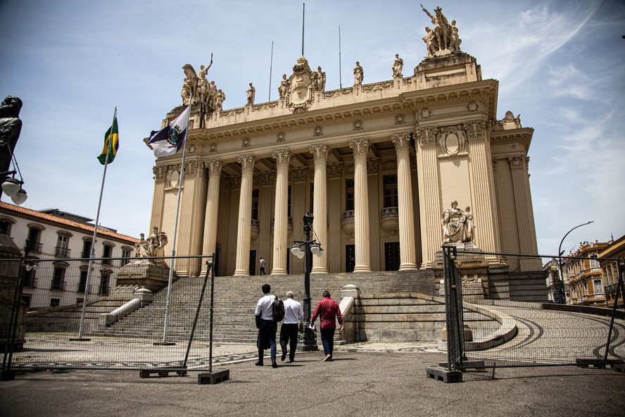 O Palácio Tiradentes, no Centro do Rio, uma das sedes da Alerj