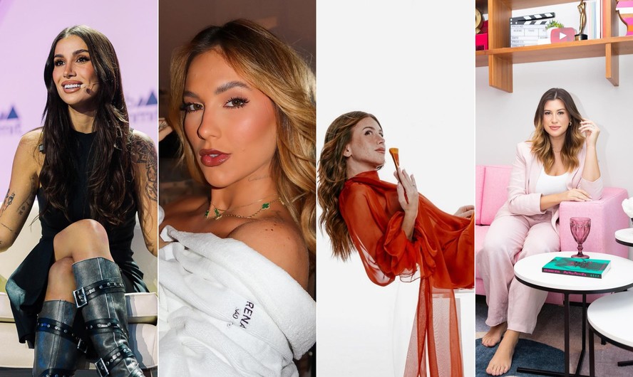 Boca Rosa, Virgínia, Mari Maria e Niina Secrets são algumas das influenciadoras que investiram em marcas de cosméticos