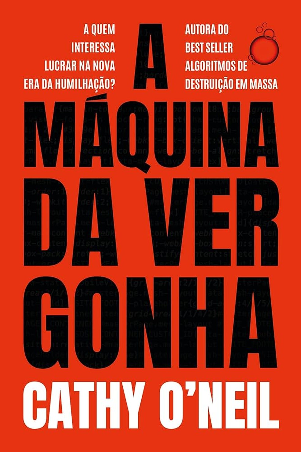 Capa de "A máquina da vergonha" — Foto: Divulgação