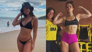 Mel Maia intensificou os treinos com personal trainer — Foto: Reprodução/Instagram