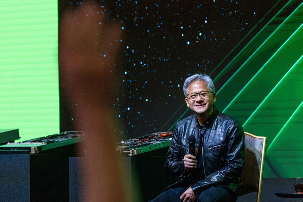 Jensen Huang, CEO da Nvidia — Foto: Annabelle Chih/Bloomberg