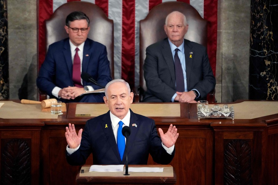 Premier Benjamin Netanyahu fala no Congresso americano