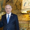 O ex-presidente Donald Trump recebe o primeiro-ministro de Israel, Benjamin Netanyahu, em sua residência em Mar-a-Lago, na Flórida - Doug Mills/The New York Times