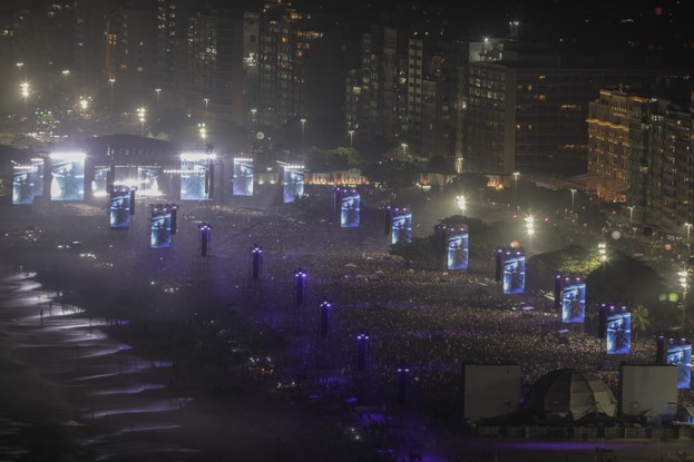 Show da Madonna na Praia de Copacabana