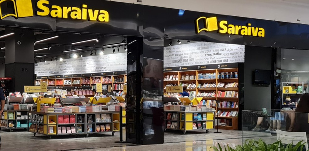 Em recuperação judicial desde 2018, a Saraiva fez uma reestruturação em 2021 a fim de estabilizar seu caixa. Das 73 lojas existentes em 2020, ficaram 33 — Foto: Agência O Globo