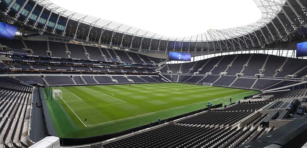 O Tottenham Hotspur Stadium é a casa dos Spurs desde 2019 e tem sido palco de grandes concertos, eventos de boxe, rugby e NFL — Foto: Reprodução