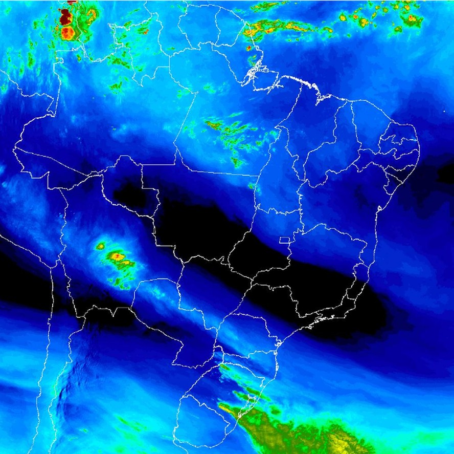 Chuva de granizo isolada é esperada no RS