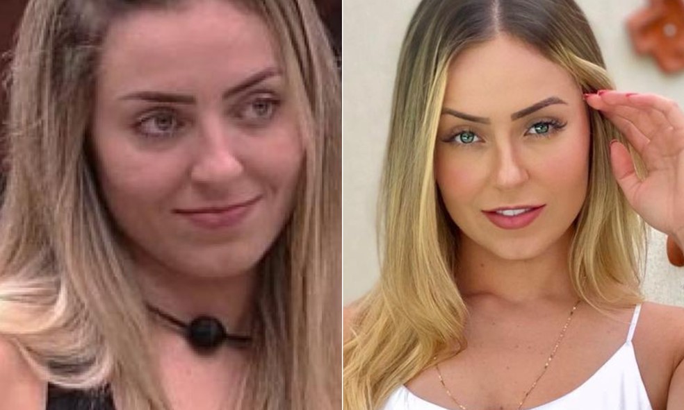 Antes e depois de Paulinha, campeã do BBB 19 — Foto: Reprodução/Instagram