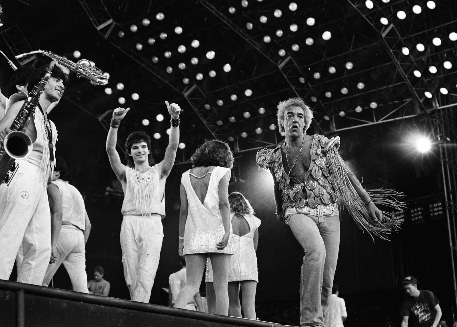 Erasmo Carlos no Rock in Rio de 1985 — Foto: Ricardo Leoni