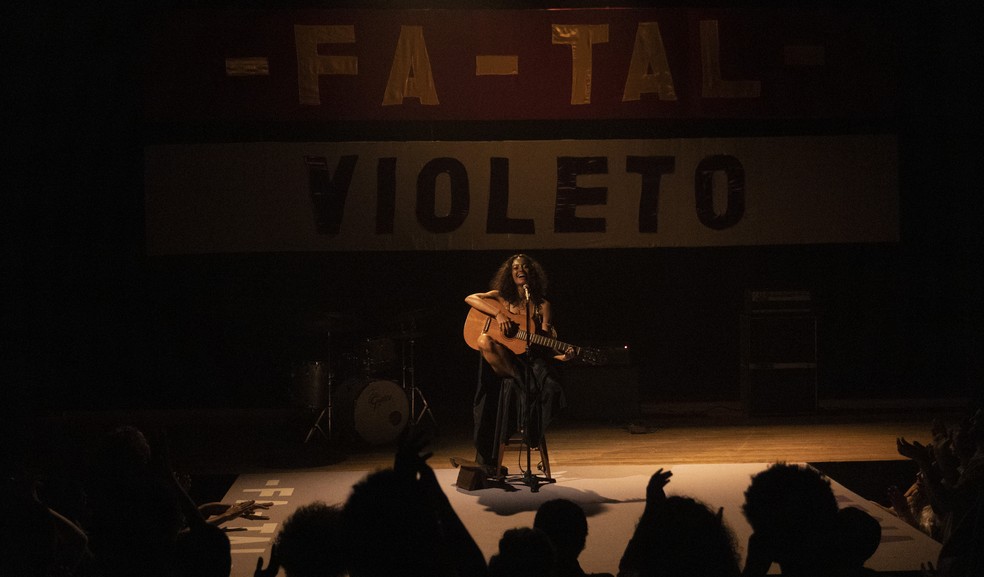 Cena de Sophie Charlotte como Gal Costa na cinebiografia "Meu nome é Gal" — Foto: Divulgação/Stella Carvalho