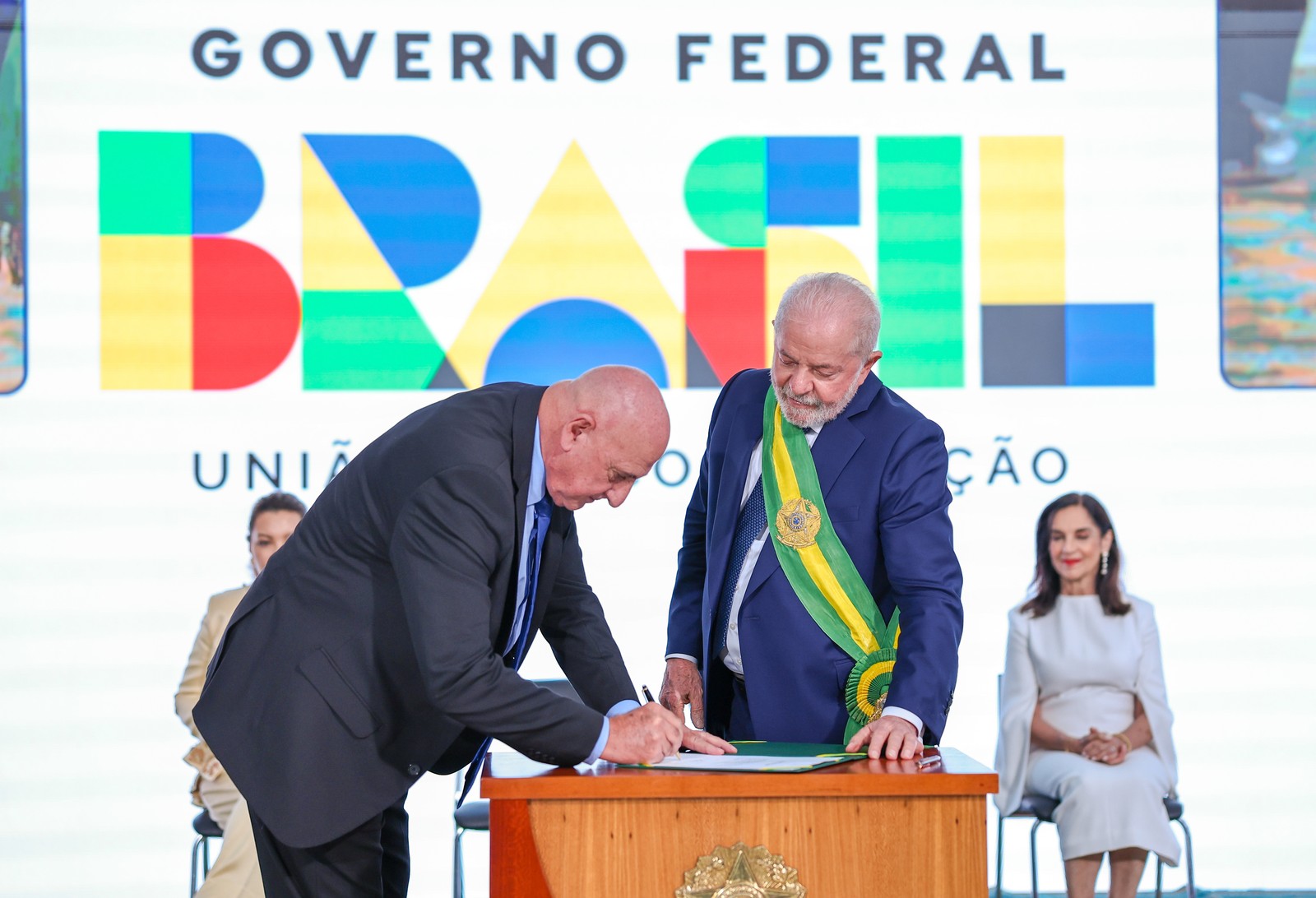 Presidente Lula empossa novos Ministros de Estado. – General Marco Edson Gonçalves Dias assumiu como Ministro do Gabinete de Segurança Institucional (GSI). O órgão era   — Foto: Ricardo Stuckert