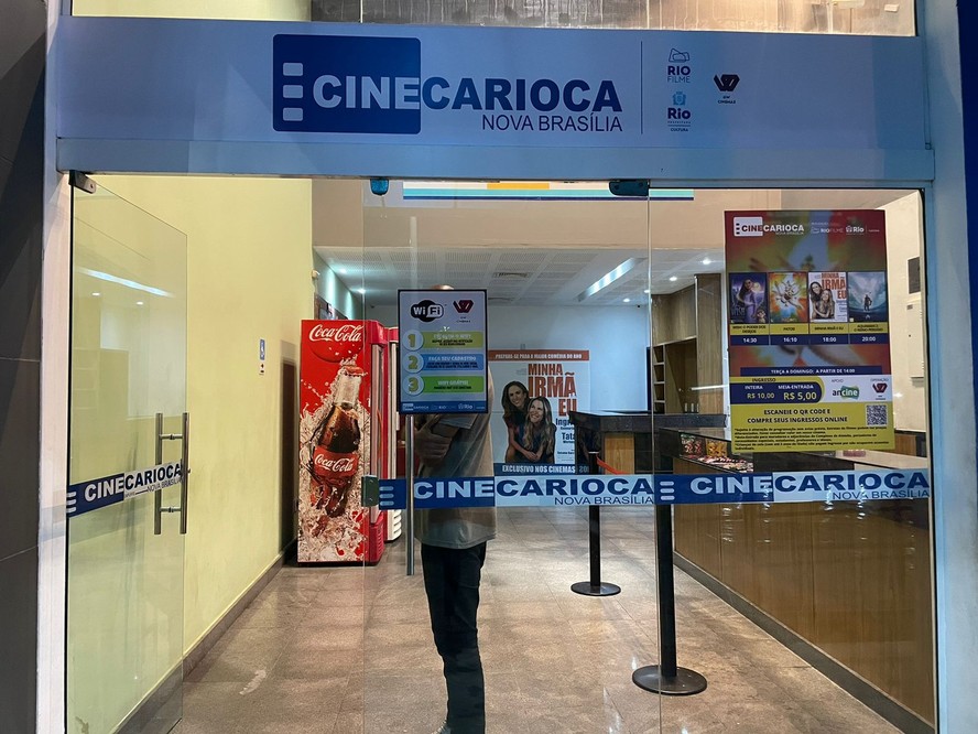 O CineCarioca Nova Brasília, no Complexo do Alemão, é um dos que serão revitalizados na Zona Norte