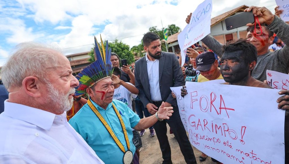 Lula acompanha a situação dos Yanomami — Foto: Ricardo Stuckert