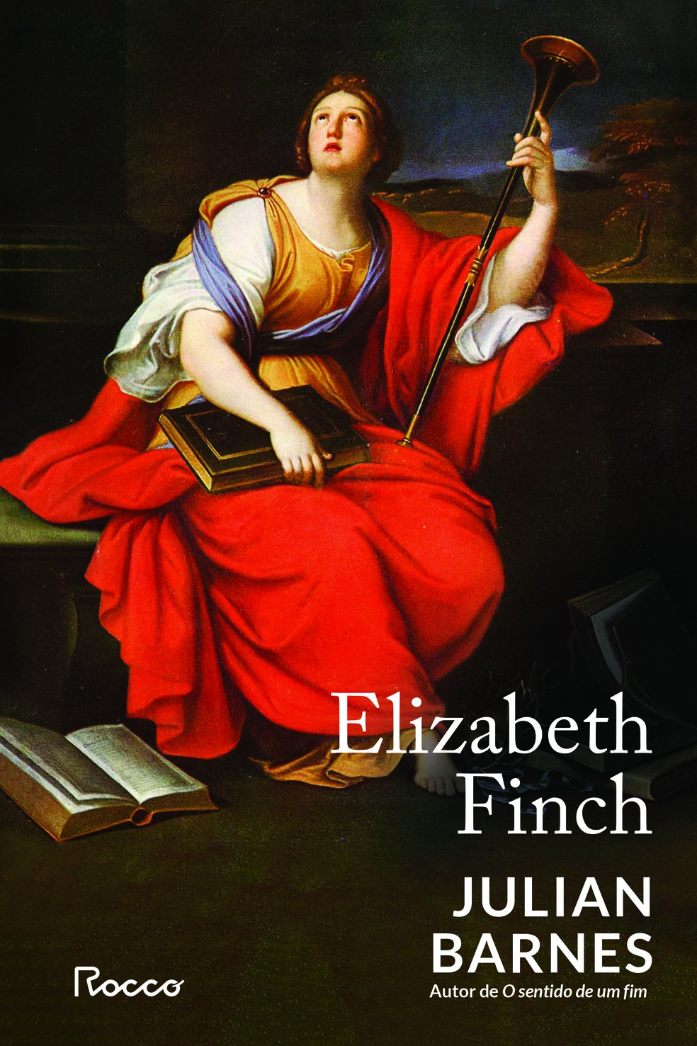 Capa de "Elizabeth Finch", novo romance do escritor britânico Julian Barnes, publicado pela Rocco — Foto: Reprodução