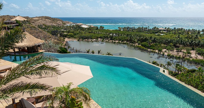 Ilha de Necker recebeu Barack Obama, Lady Di, entre outros — Foto: Reprodução/Site Virgin Limited Edition