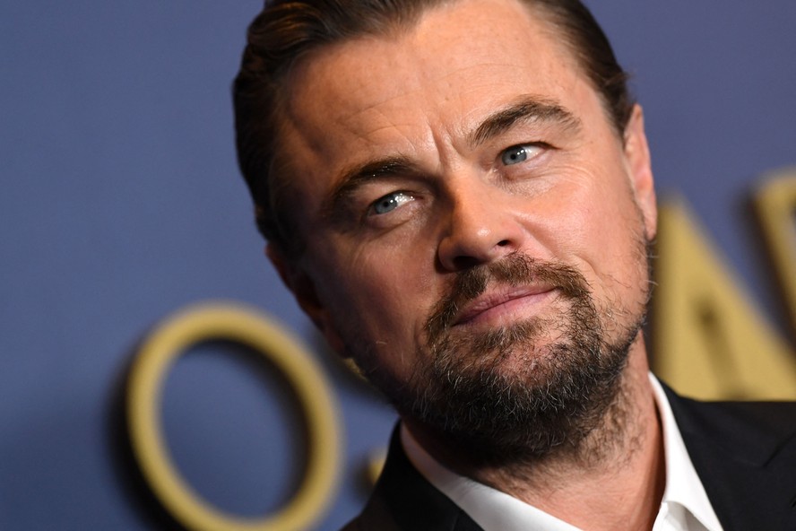O ator americano Leonardo DiCaprio em 9 de janeiro de 2024