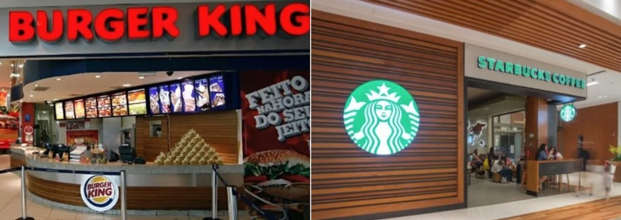 Burger King e Starbucks