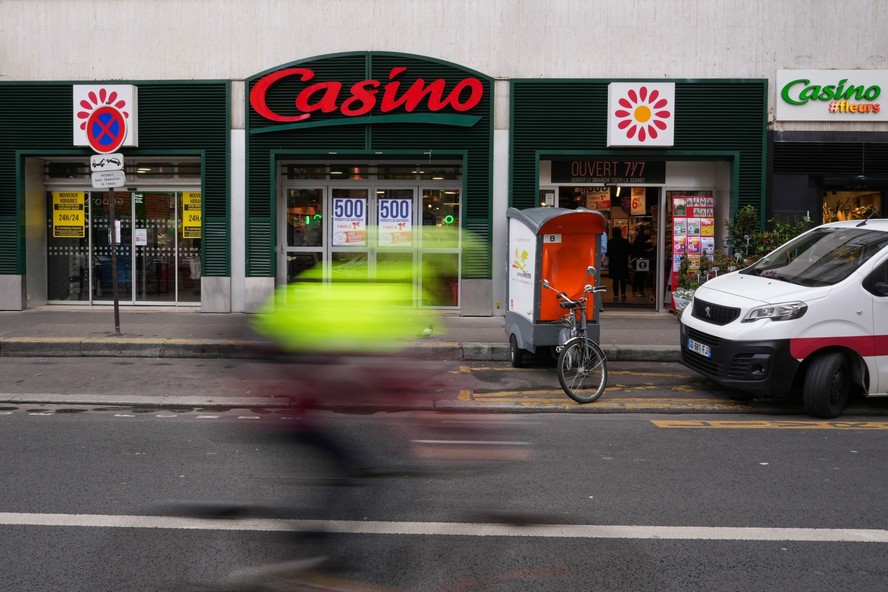 Loja da rede de supermercados Casino, na França: empresa teve nova rebaixada pela S&P