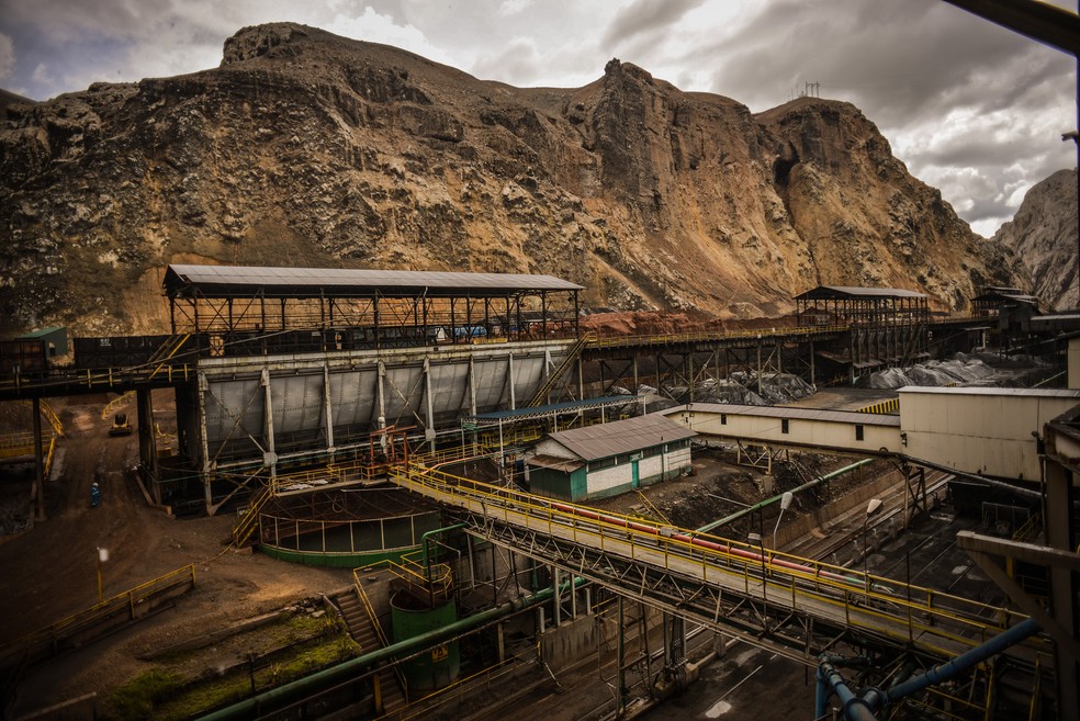 Empresa de Manzano é acionista majoritária da mineradora peruana Volcan — Foto: Bloomberg
