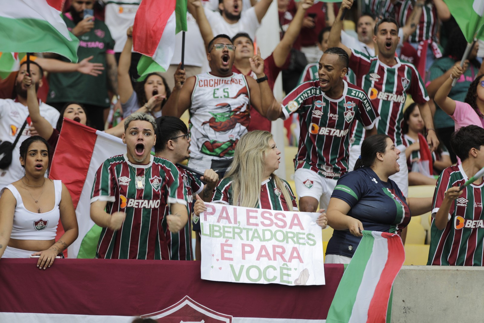 Copa Libertadores 2023 - Jogo da final entre Boca Juniors x Fluminense no Maracanã. — Foto: Alexandre Cassiano / Agência O Globo