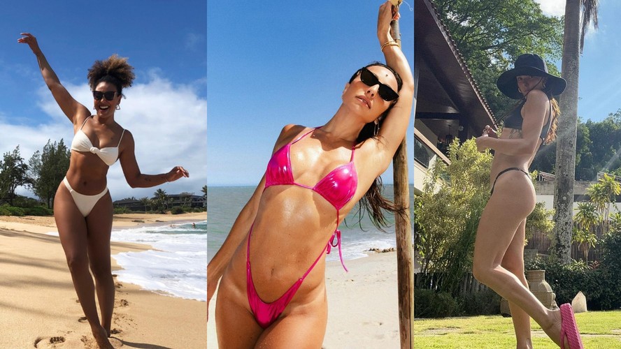 Sheron Menezzes, Sabrina Sato e Isis Valverde mantêm saúde do corpo