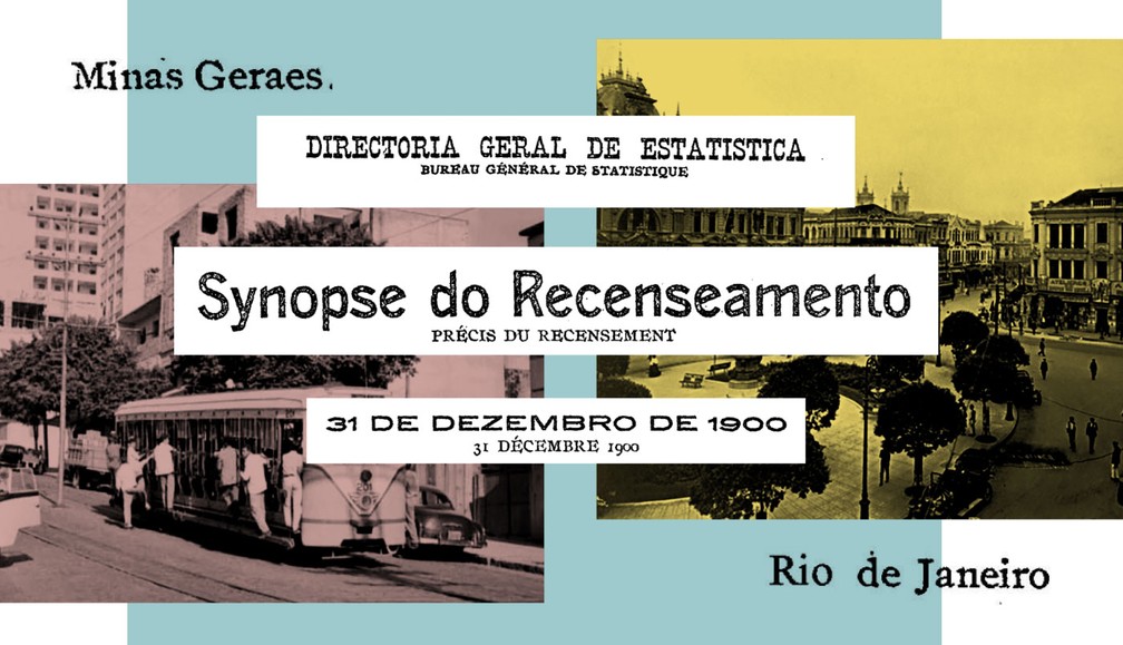 Censo de 1900 — Foto: Arte GLOBO