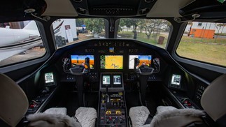 Avião Latitude, comercializado pela Latam, custa 20,3 milhões de dólares — Foto: Edilson Dantas