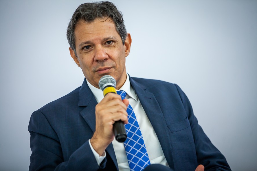 O ministro da Fazenda, Fernando Haddad