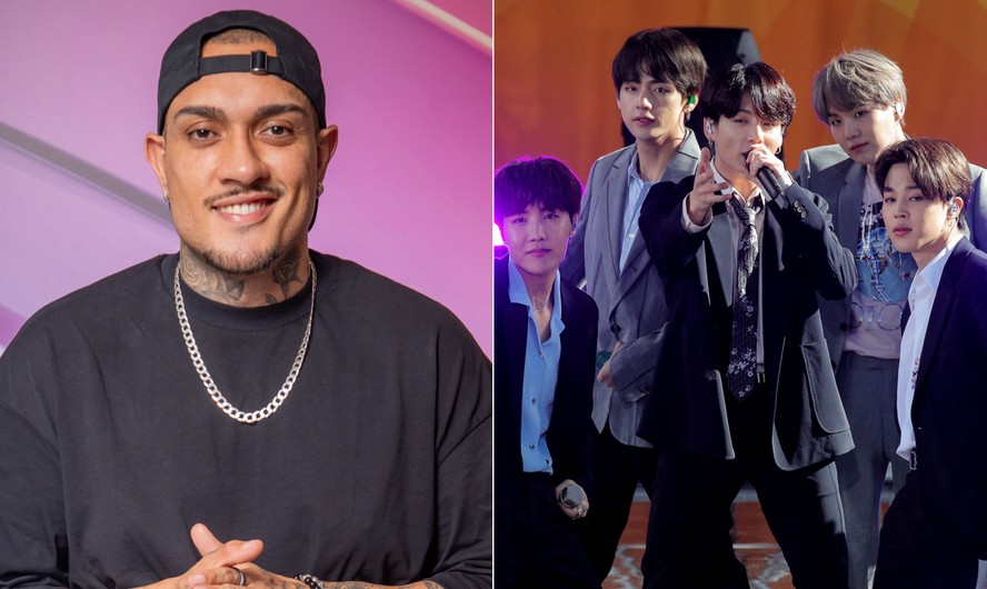 Funkeiro já declarou que é fã de Kpop e coloca BTS para ouvir logo ao acordar