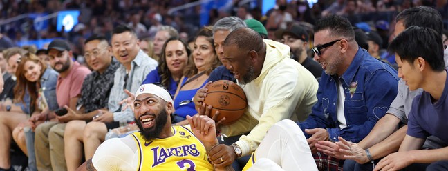 As expectativas para Anthony Davis são altas na NBA 23/24 — Foto: Ezra Shaw/AFP