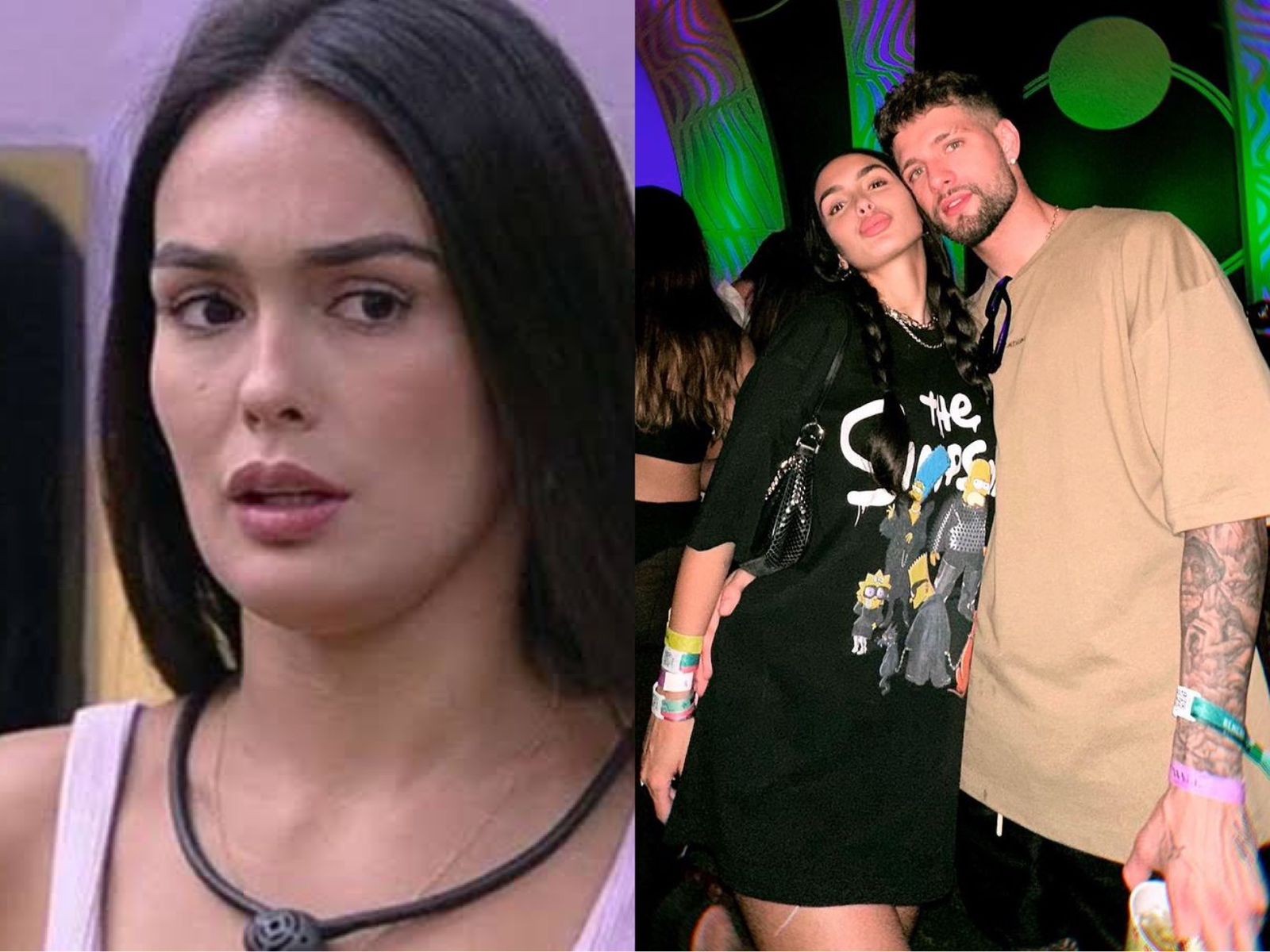 Após deixar o 'BBB' 23, Larissa focou em sua carreira nas redes sociais. O relacionamento entre ela e Fred, que começou no confinamento, chegou ao fim. Recentemente a personal trainer assumiu o namoro com o empresário Guilherme Rocha — Foto: Reprodução TV Globo/Instagram