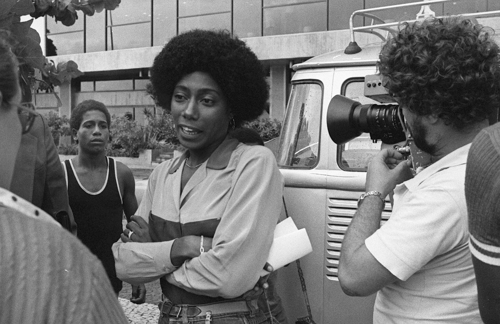 Glória Maria em 1980 — Foto: Otávio Magalhães