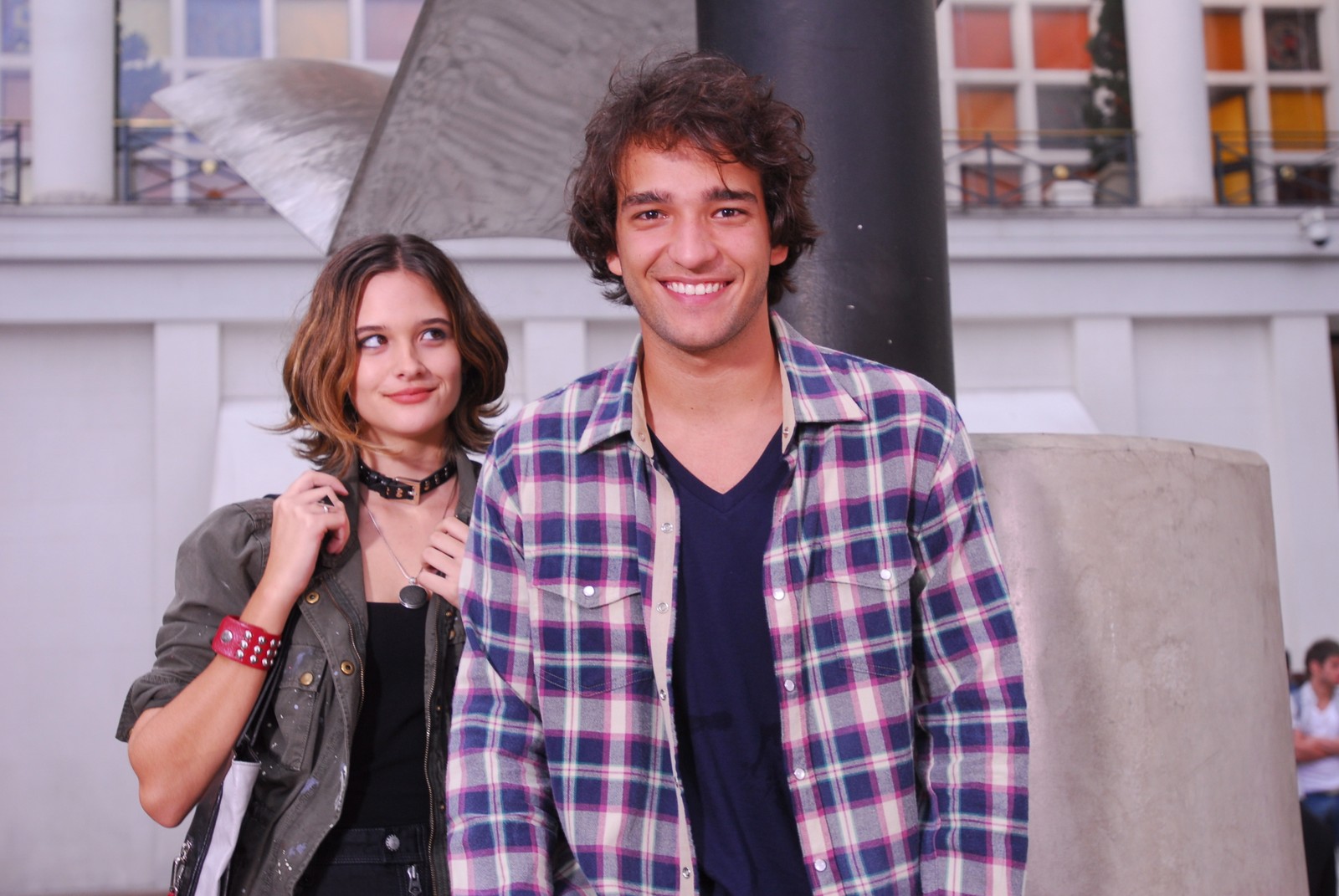 Humberto Carrão e Juliana Paiva viveram Lutti e Valquíria na novela "Ti ti ti" — Foto: Divulgação / TV Globo / Zé Paulo Cardeal