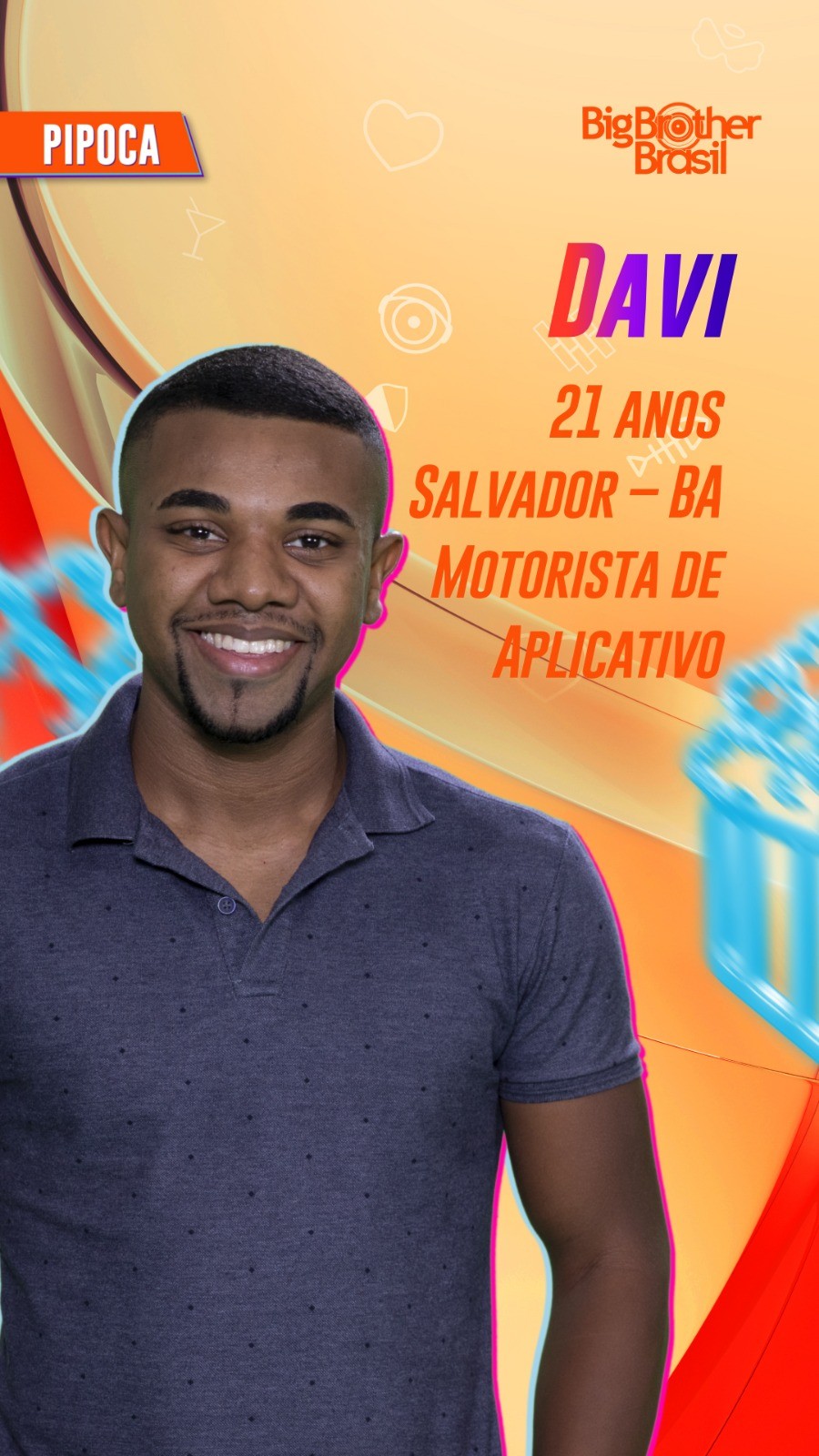 Davi, motorista de aplicativo de Salvador — Foto: Divulgação