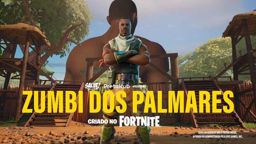 Novo mapa do Fortnite, um dos jogos on-line mais populares do mundo, contará a história do Quilombo dos Palmares