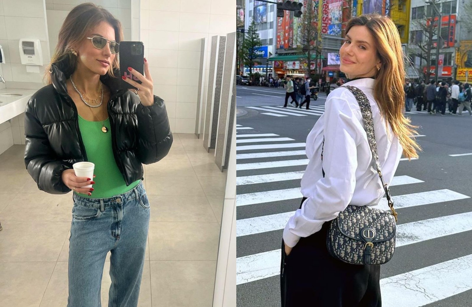 Bruna Hamú e Camila Queiroz poderiam ser irmãs ou primas de primeiro grau — Foto: Reprodução Instagram
